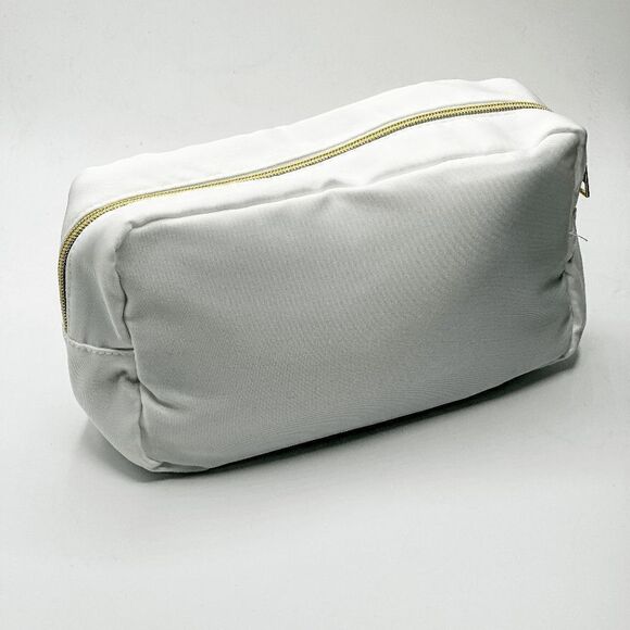 Stoney Clover Lane Style Nylon Chenille Patch "Stuff" Makeup Pouch Waterproof Co - Picture 2 of 6